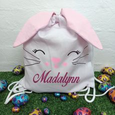 Easter  Bunny Basket PJ Bag - Pink