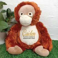 Personalised Orangutan Cubbie Bear Plush