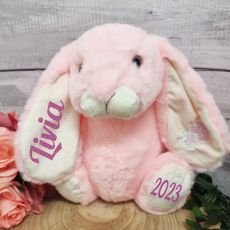 Easter Bunny Rabbit Plush Olivia Pink