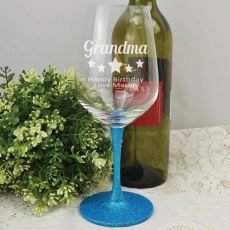 Grandma Engraved Personalised Wine Glass 450ml