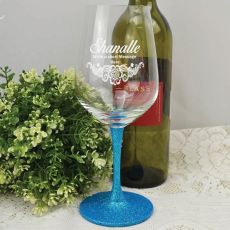 Personalised Wine Glass 450ml (F) Engraved