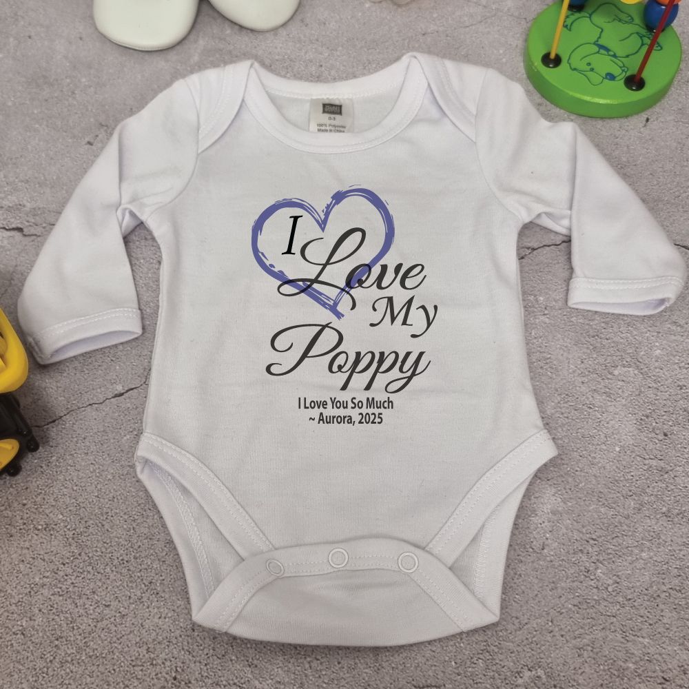 Mothers/Fathers day new gift babygrow vest Personalised baby photo bodysuit 